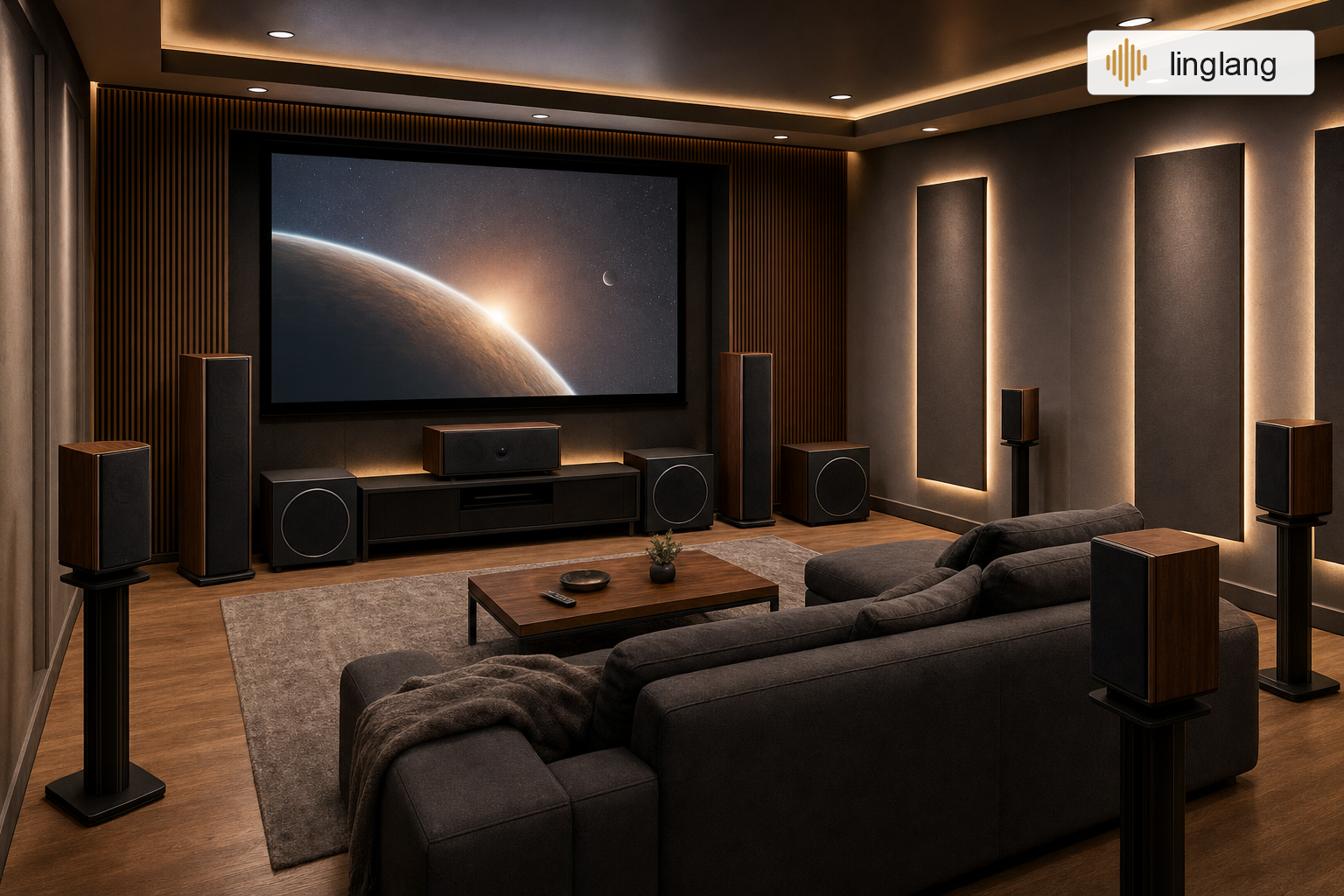 home theater audio setup